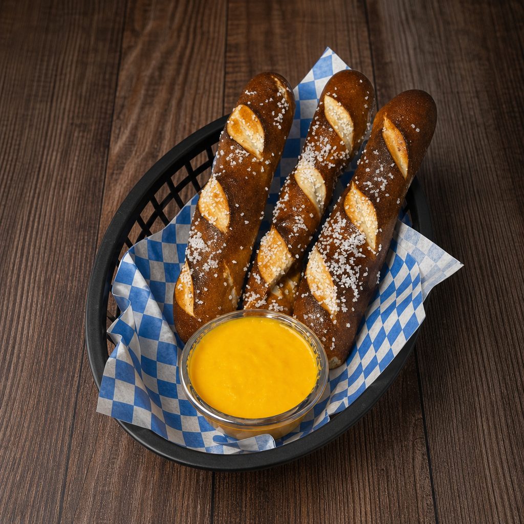 Warm Pretzels.