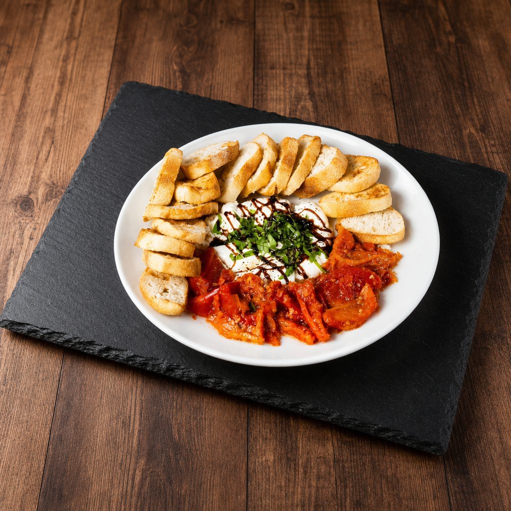 Burrata Cheese Plate.