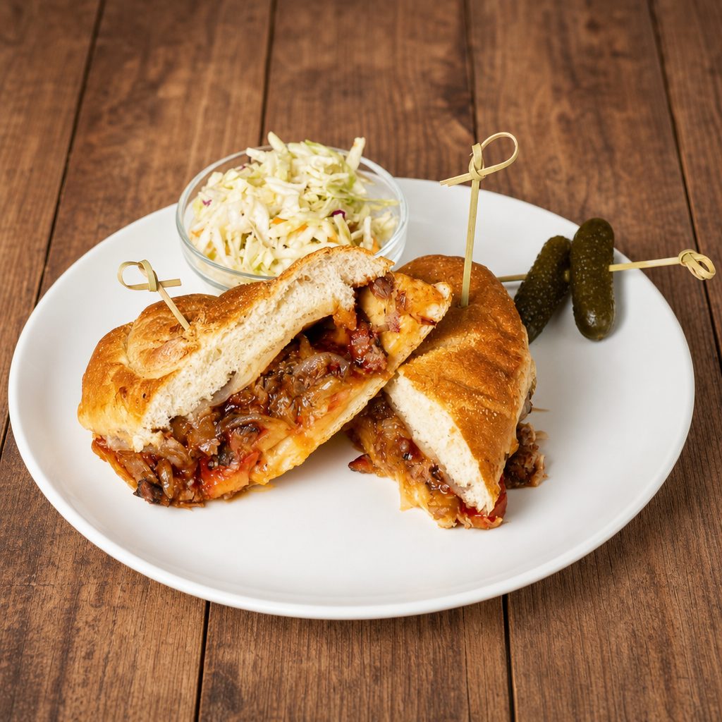 BBQ Brisket Sandwich.
