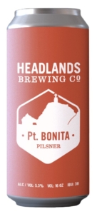 Headlands Brewing Co - Pt. Bonita Pilsner